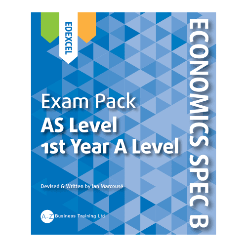 Edexcel Economics Spec B Exam Pack AS Level AZ Business Training