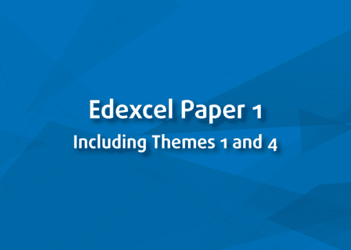 Edexcel Paper 1