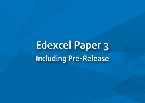 Edexcel Paper 3