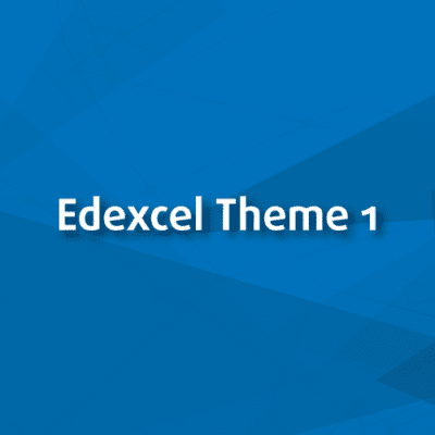 Edexcel Theme 1
