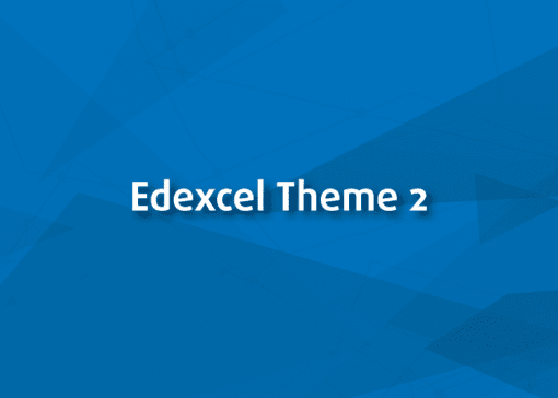 Edexcel Theme 2