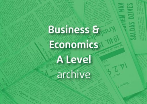 Business & Economics A Level Archive - Memory Stick