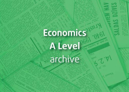 Economics A Level Archive - Memory Stick