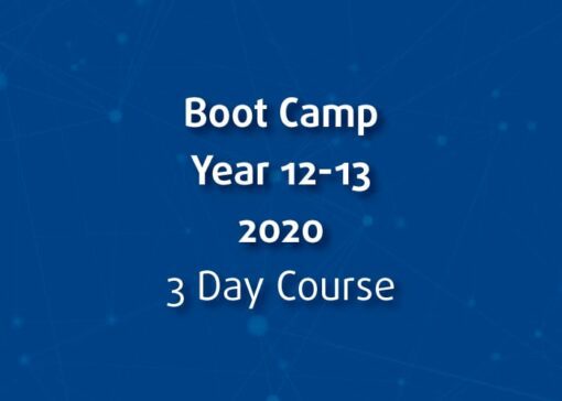 Boot Camp Year 12-13 2020 (3 Day Course)