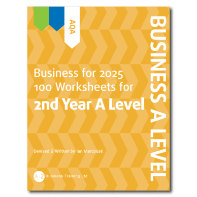 AQA Business 2nd Year A Level Worksheet [For the new 2025 AQA Specification]